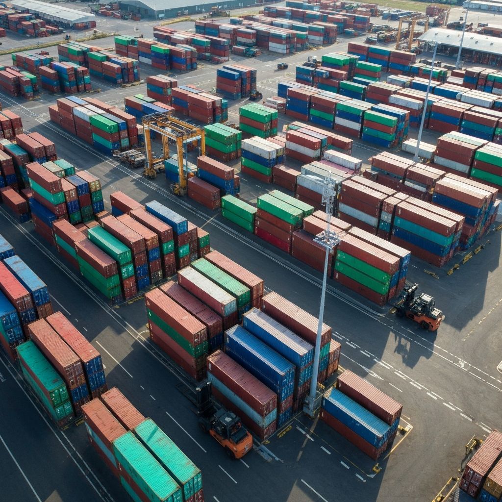 Container logistics facility